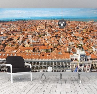 Picture of Venice roofs from above